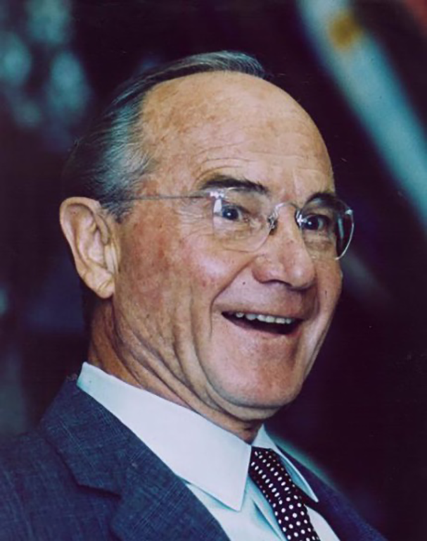 James S. McDonnell smiling.
