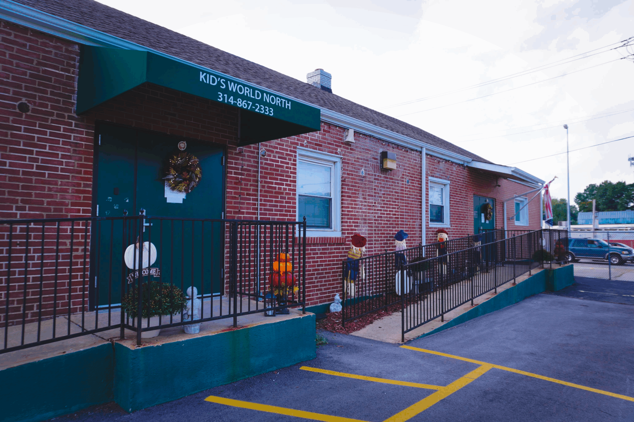 Exterior of original Kids World North building.