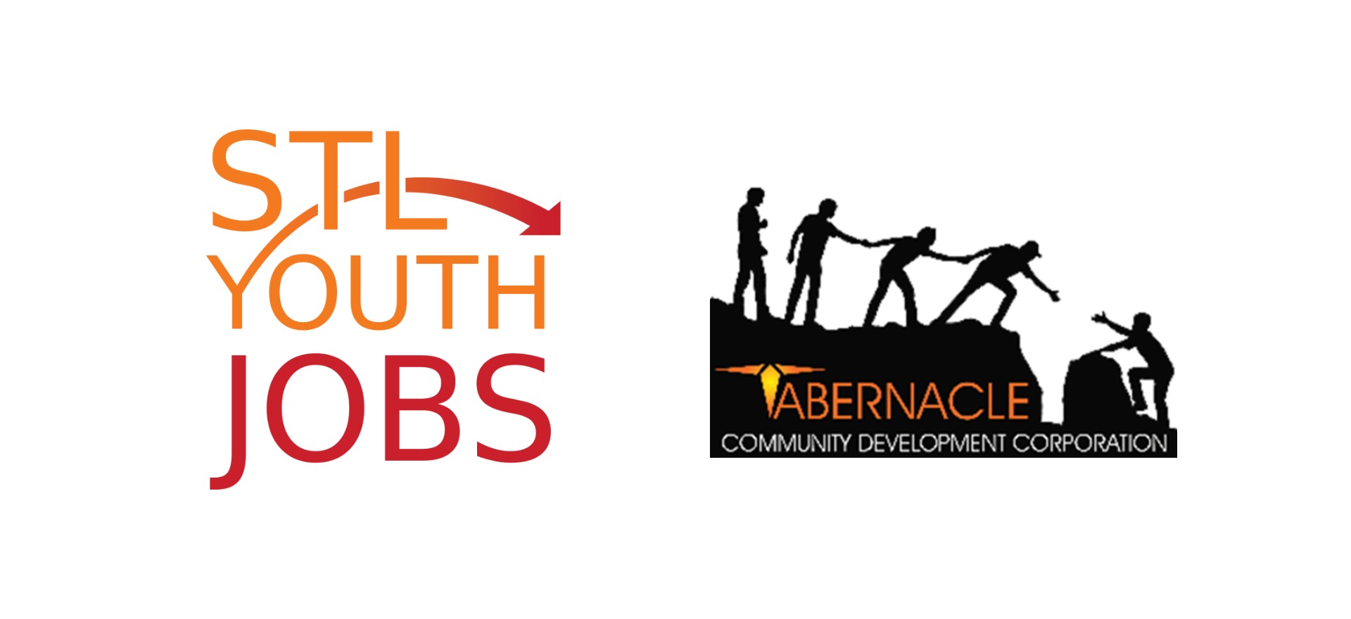 Logos for STL Youth Jobs and Tabernacle Community Development Corporation